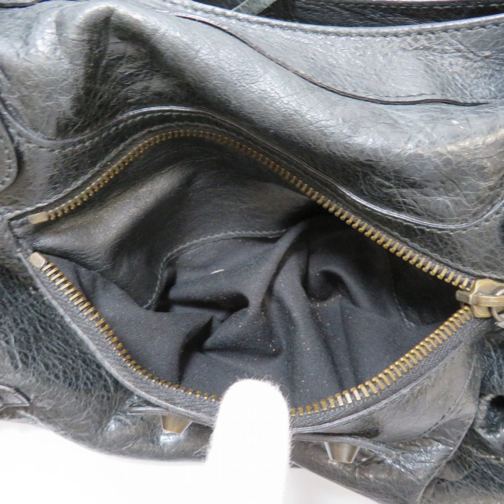 Balenciaga Bag 2way Tote Shoulder Black Bag View 6